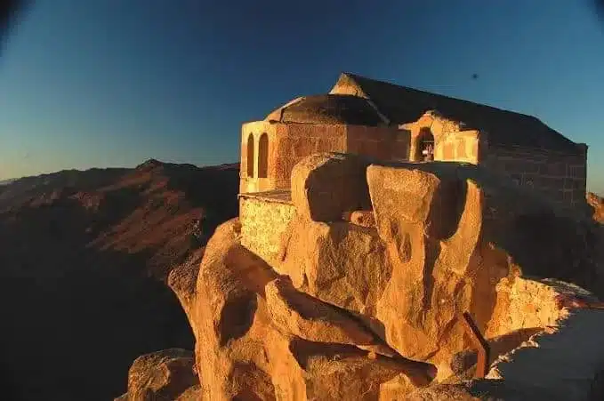 Mount Sinai and St. Cathrine from Taba
