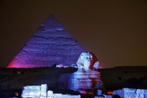 Sound and Light Show at the Pyramids.